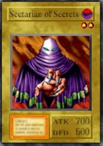 Carta Sectarian of Secrets de Yu-Gi-Oh! Forbidden Memories