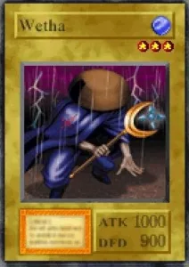 Carta Wetha de Yu-Gi-Oh! Forbidden Memories