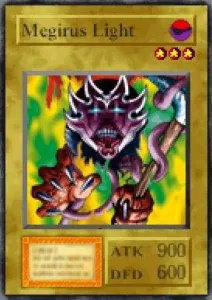 Carta Megirus Light de Yu-Gi-Oh! Forbidden Memories