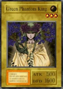 Carta Green Phantom King de Yu-Gi-Oh! Forbidden Memories