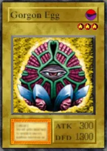 Carta Gorgon Egg de Yu-Gi-Oh! Forbidden Memories