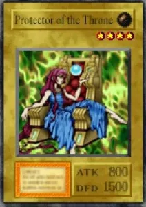 Carta Protector of the Throne de Yu-Gi-Oh! Forbidden Memories