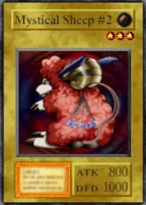 Carta Mystical Sheep #2 de Yu-Gi-Oh! Forbidden Memories
