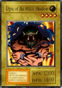 Carta Ogre of the Black Shadow de Yu-Gi-Oh! Forbidden Memories