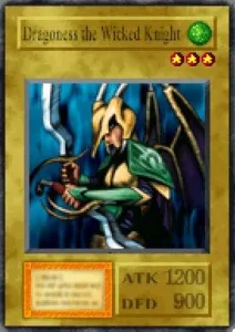 Carta Dragoness the Wicked Knight de Yu-Gi-Oh! Forbidden Memories