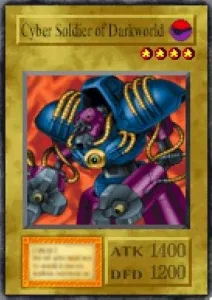 Carta Cyber Soldier of Darkworld de Yu-Gi-Oh! Forbidden Memories
