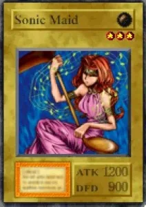 Carta Sonic Maid de Yu-Gi-Oh! Forbidden Memories
