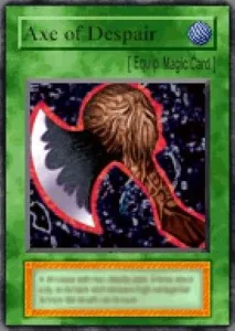 Carta Axe of Despair de Yu-Gi-Oh! Forbidden Memories