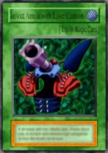 Carta Insect Armor with Laser Cannon de Yu-Gi-Oh! Forbidden Memories