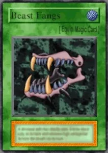 Carta Beast Fangs de Yu-Gi-Oh! Forbidden Memories