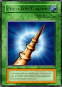 Carta Horn of the Unicorn de Yu-Gi-Oh! Forbidden Memories