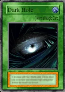 Carta Dark Hole de Yu-Gi-Oh! Forbidden Memories