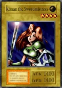 Carta Kanan the Swordmistress de Yu-Gi-Oh! Forbidden Memories