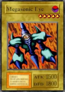 Carta Megasonic Eye de Yu-Gi-Oh! Forbidden Memories