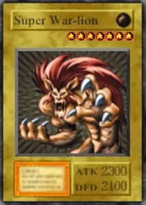 Carta Super War-lion de Yu-Gi-Oh! Forbidden Memories