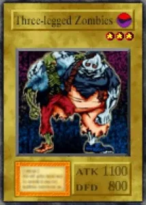 Carta Three-legged Zombies de Yu-Gi-Oh! Forbidden Memories