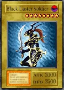 Carta Black Luster Soldier de Yu-Gi-Oh! Forbidden Memories