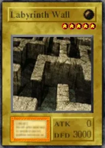 Carta Labyrinth Wall de Yu-Gi-Oh! Forbidden Memories