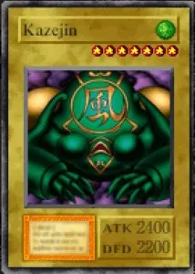 Carta Kazejin de Yu-Gi-Oh! Forbidden Memories