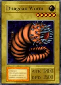 Carta Dungeon Worm de Yu-Gi-Oh! Forbidden Memories