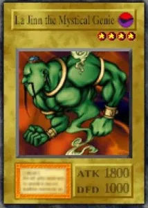 Carta La Jinn the Mystical Genie de Yu-Gi-Oh! Forbidden Memories