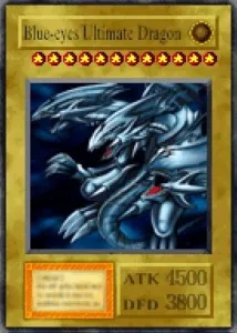 Carta Blue-eyes Ultimate Dragon de Yu-Gi-Oh! Forbidden Memories