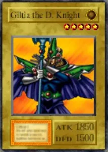 Carta Giltia the D. Knight de Yu-Gi-Oh! Forbidden Memories