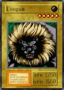 Carta Leogun de Yu-Gi-Oh! Forbidden Memories