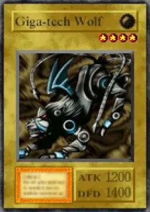 Carta Giga-tech Wolf de Yu-Gi-Oh! Forbidden Memories
