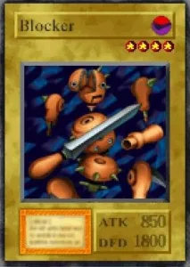 Carta Blocker de Yu-Gi-Oh! Forbidden Memories