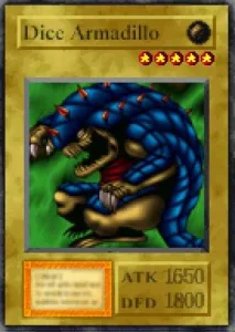 Carta Dice Armadillo de Yu-Gi-Oh! Forbidden Memories
