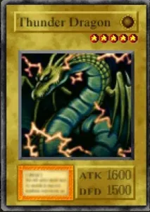 Carta Thunder Dragon de Yu-Gi-Oh! Forbidden Memories