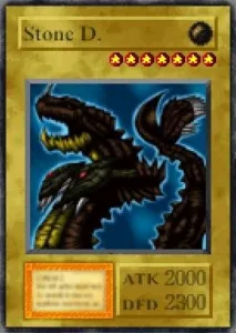 Carta Stone D. de Yu-Gi-Oh! Forbidden Memories