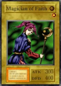 Carta Magician of Faith de Yu-Gi-Oh! Forbidden Memories