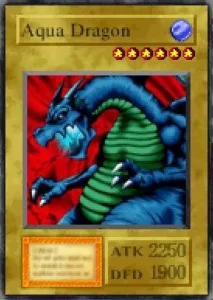 Carta Aqua Dragon de Yu-Gi-Oh! Forbidden Memories