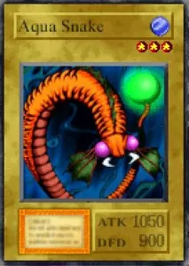 Carta Aqua Snake de Yu-Gi-Oh! Forbidden Memories
