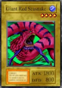 Carta Giant Red Seasnake de Yu-Gi-Oh! Forbidden Memories