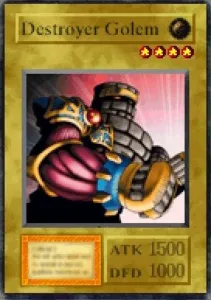 Carta Destroyer Golem de Yu-Gi-Oh! Forbidden Memories
