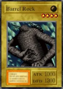 Carta Barrel Rock de Yu-Gi-Oh! Forbidden Memories