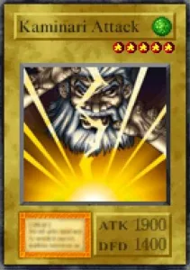 Carta Kaminari Attack de Yu-Gi-Oh! Forbidden Memories