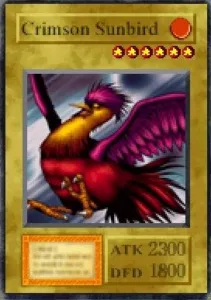 Carta Crimson Sunbird de Yu-Gi-Oh! Forbidden Memories