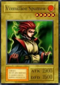 Carta Vermillion Sparrow de Yu-Gi-Oh! Forbidden Memories