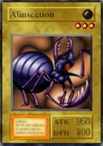 Carta Alinsection de Yu-Gi-Oh! Forbidden Memories