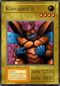 Carta Kuwagata α de Yu-Gi-Oh! Forbidden Memories
