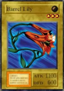 Carta Barrel Lily de Yu-Gi-Oh! Forbidden Memories