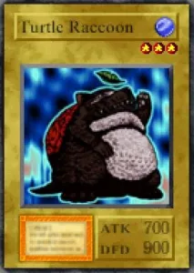 Carta Turtle Raccoon de Yu-Gi-Oh! Forbidden Memories