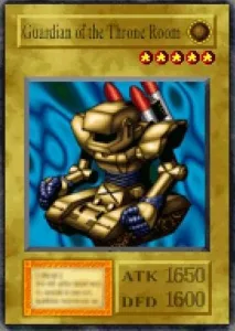 Carta Guardian of the Throne Room de Yu-Gi-Oh! Forbidden Memories