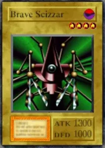 Carta Brave Scizzar de Yu-Gi-Oh! Forbidden Memories