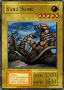 Carta Sand Stone de Yu-Gi-Oh! Forbidden Memories