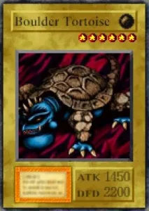 Carta Boulder Tortoise de Yu-Gi-Oh! Forbidden Memories